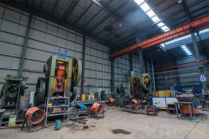 北海网架配件-锥头加工车间